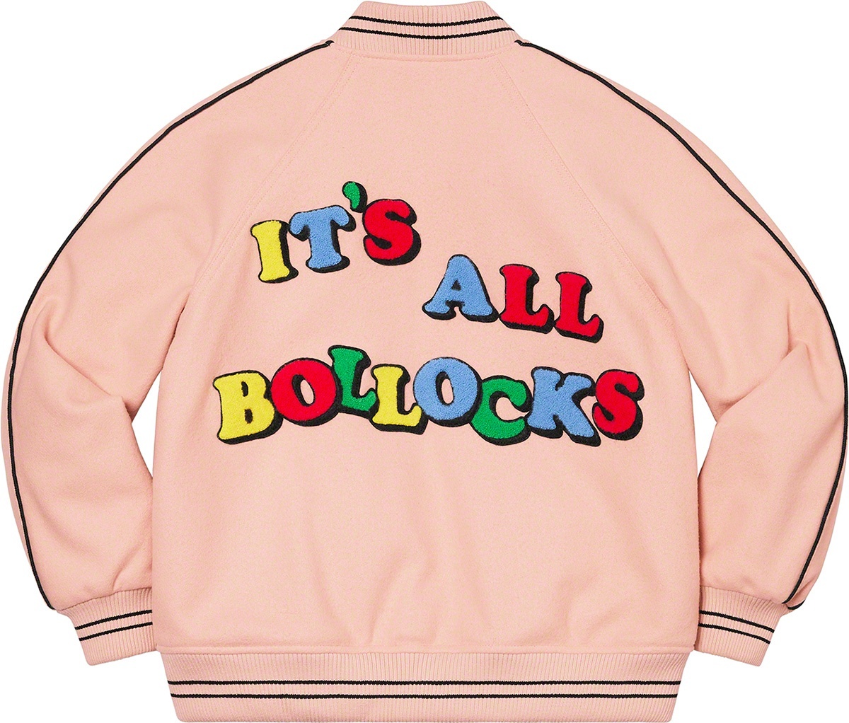 Jamie Reid/Supreme It's All Bollocks Varsity Jacket view 19